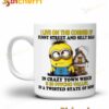 Minion I Live On The Corner Of Funny Street And Silly Road Mug