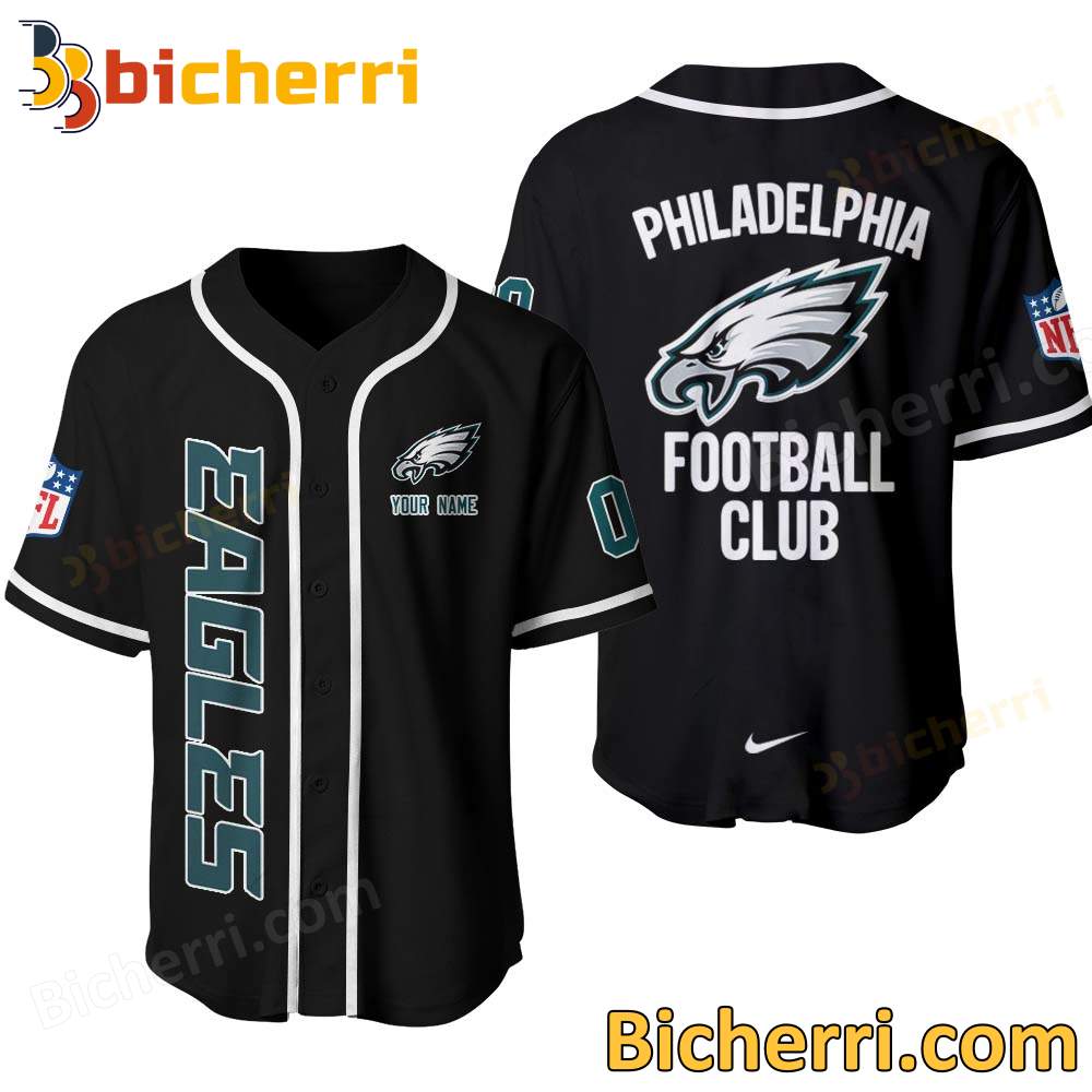 Philadelphia Eagles Football Club Baseball Jersey