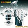 Philadelphia Eagles Let's Go Eagles Since 1933 Personalized Baseball Jersey