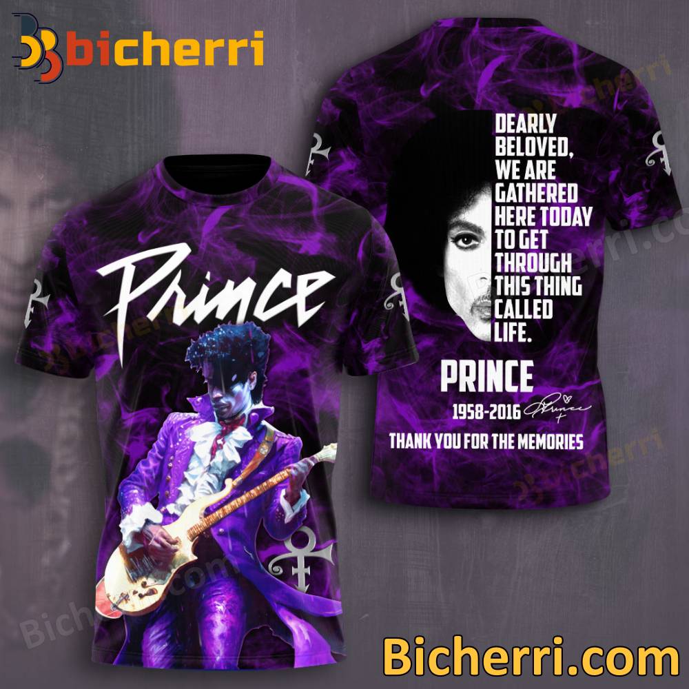 Prince Dearly Beloved We Are Gathered Here Today T-shirt