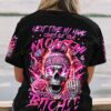 Roses Skull Woman Next Time My Name Comes Out Your Mouth T-shirt