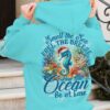 Seahorse Christmas Smell The Sea Feel The Breeze Hoodie