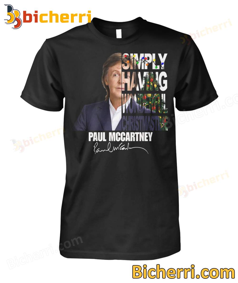 Simply Having Wonderful Christmastime Paul Mccartney T-shirt