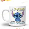Stitch I Am Sweet Lovable Kind Shy And Innocent Mug