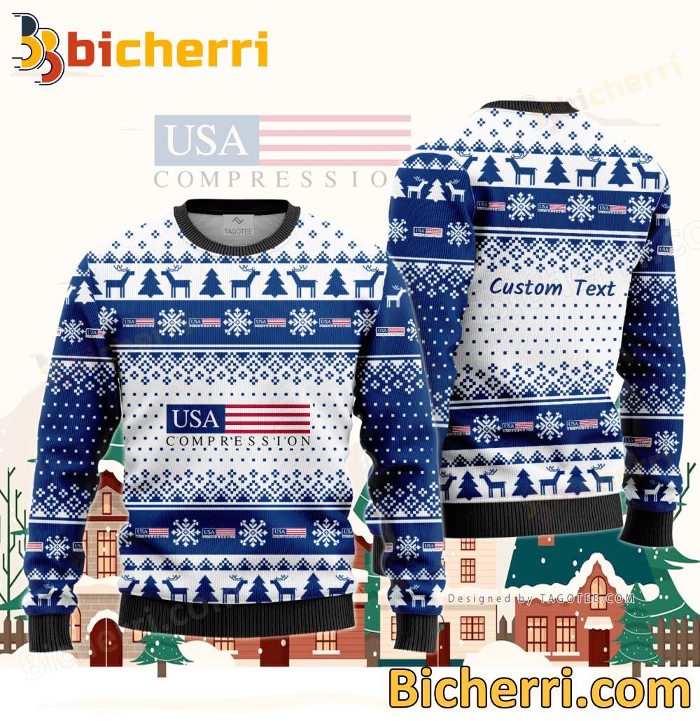 USA Compression Partners, LP Ugly Christmas Sweater