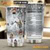 Beyonce Christmas Nutritional Facts Personalized Tumbler