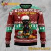 Black Cat Xmas Like Stay To In Bed Ugly Christmas Sweater