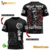 Blink-182 Skull Roses Hello There The Angel From My Nightmare Personalized T-shirt