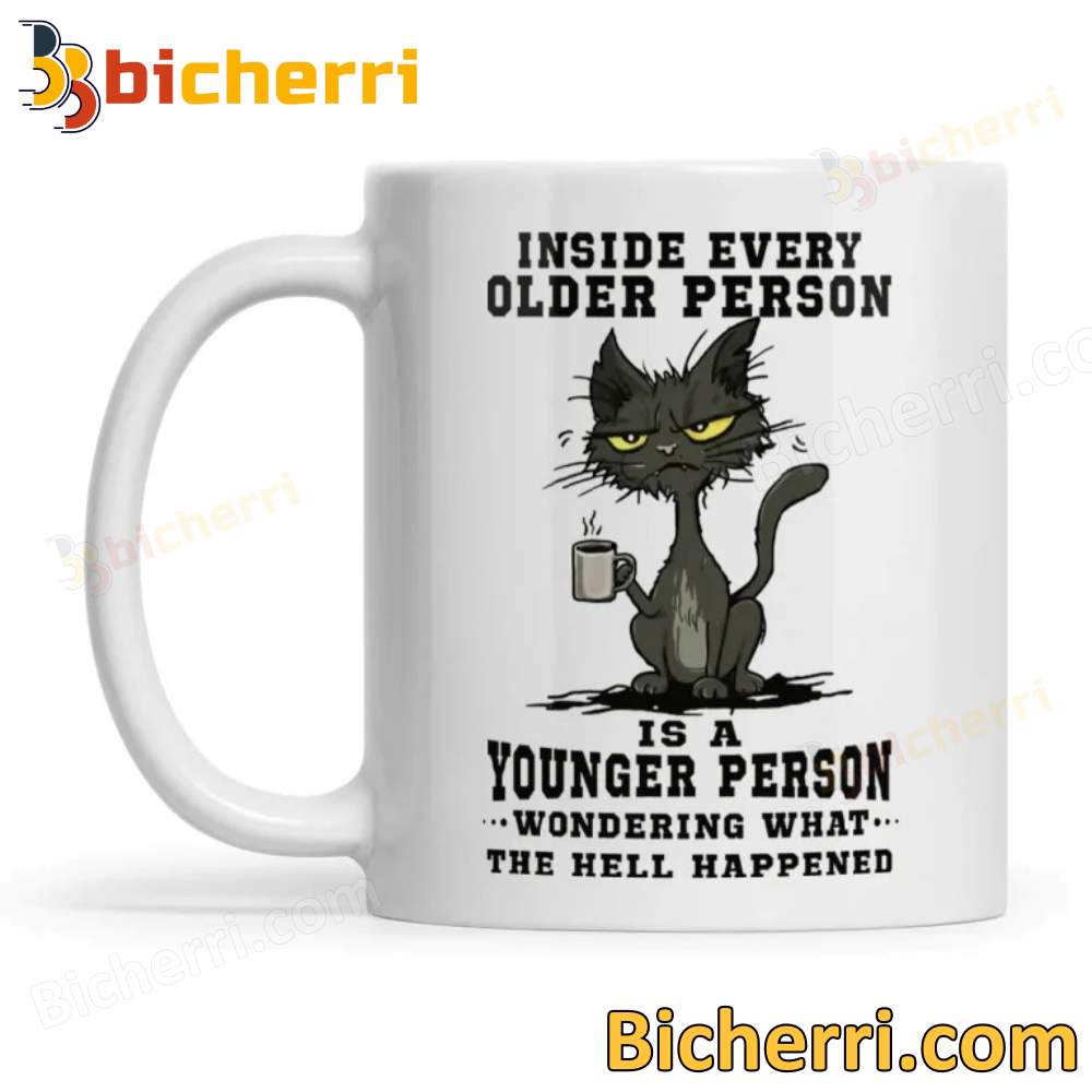 Cat Inside Every Older Person Is A Younger Person Mug
