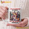 Dog I Try To Contain My Crazy But The Lid Keeps Popping Off Mug