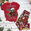 Grinch They Hate Us Because The Ain't Us Georgia Bulldogs Pajamas Set