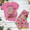 Grinchy On The Inside Bougie On The Outside Merry Christmas Pajamas Set