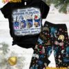 Harry Potter In Snowy Towers Wisdom Flowers Ravenclaw's Christmas Has Magical Powers Pajamas Set