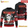Jack Skellington Santa Sandy Claws Is Coming To Town Personalized Ugly Christmas Sweater