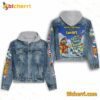 Merry Christmas With The Smurfs Jean Jacket Hoodie