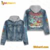 Monster Inc Christmas On Main Street Jean Jacket Hoodie