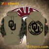 Oklahoma Football Coach Brent Veteran Camo Hoodie