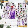 Prince Purple Rain Christmas Women's Pajamas Set