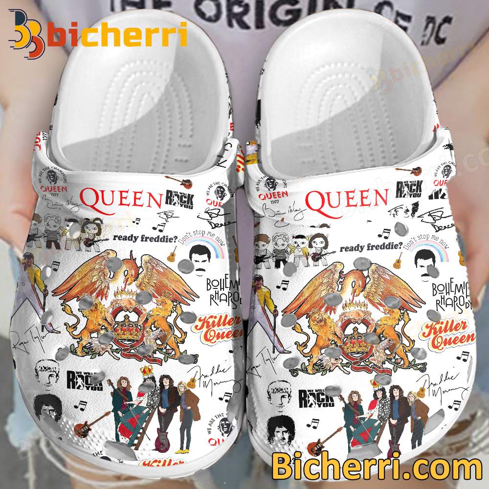Queen Band We Will Rock You Crocs Clogs
