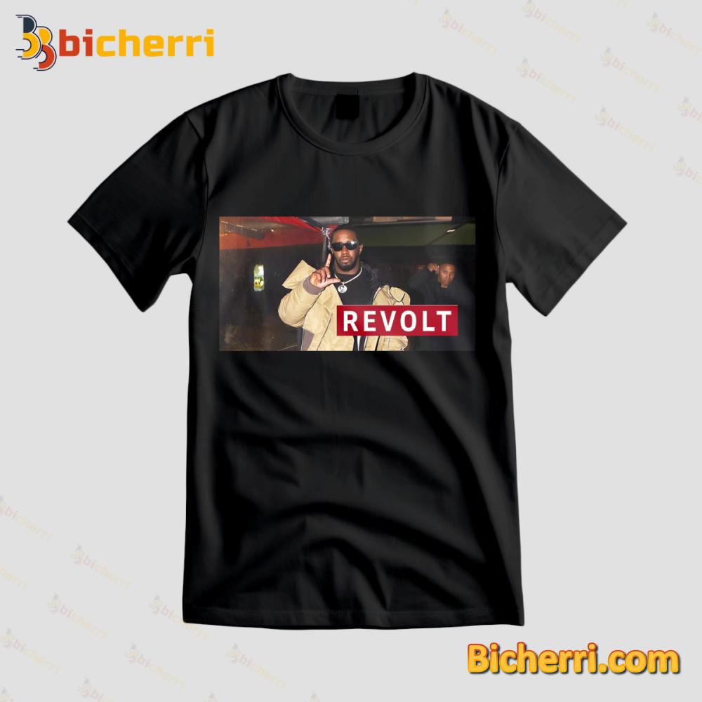 Sean Diddy Combs has temporarily stepped down as chairman of Revolt shirt
