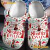 Shania Twain Merry Christmas Crocs Clogs