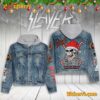 Slayer South Of Lapland Santa's Gory Yuletide Jean Jacket Hoodie