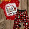 Snoopy It's The Most Wonderful Time Of The Year Pajamas Set
