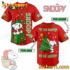Snoopy Tis The Season To Be Merry Personalized Baseball Jersey
