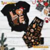 Texas Longhorns Hook'em Love Christmas Pajamas Set