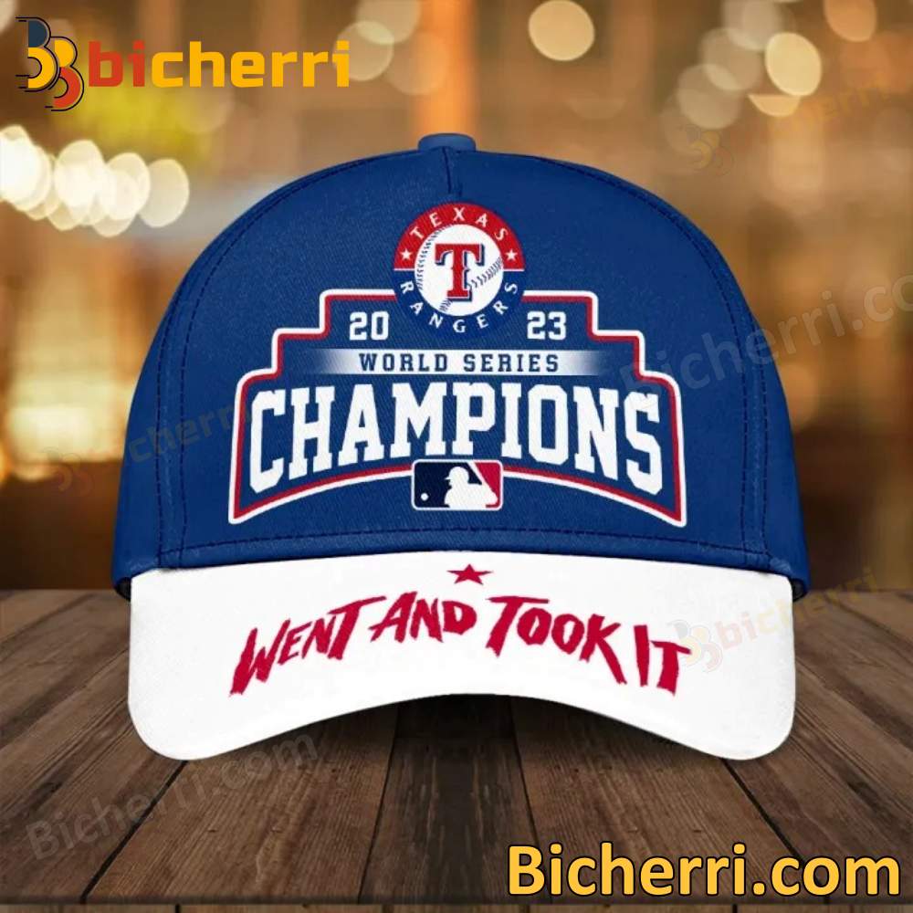 Texas Rangers World Series 2023 Champions Went And Took Cap