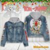 Tom And Jerry Merry Christmas Jean Jacket Hoodie