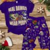 Washington Huskies Real Dawgs Wear Purple Pajamas Set