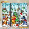 Winnie The Pooh And Friend Christmas Skinny Tumbler