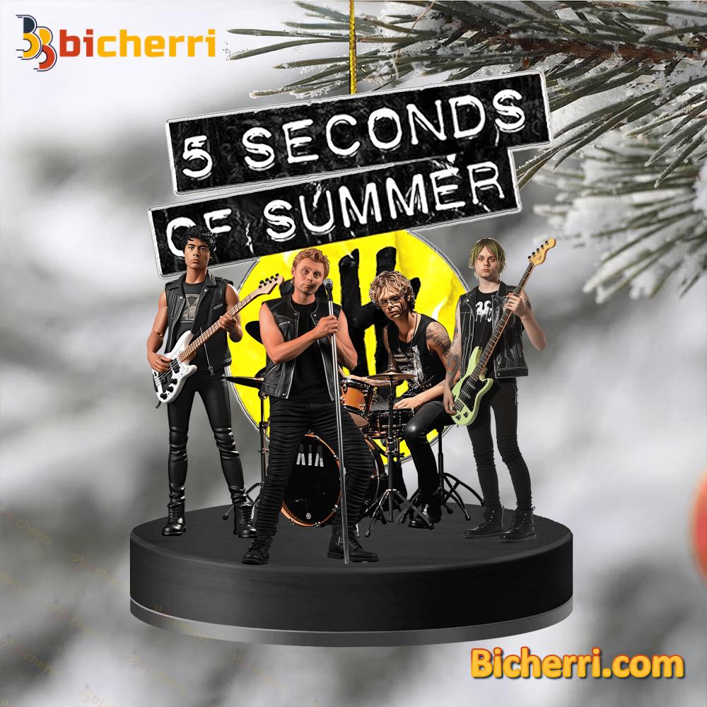 All Members Of 5 Seconds Of Summer Band Ornament