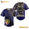 Baltimore Ravens Play Like A Ravens No One Is Forsaken Baseball Jersey