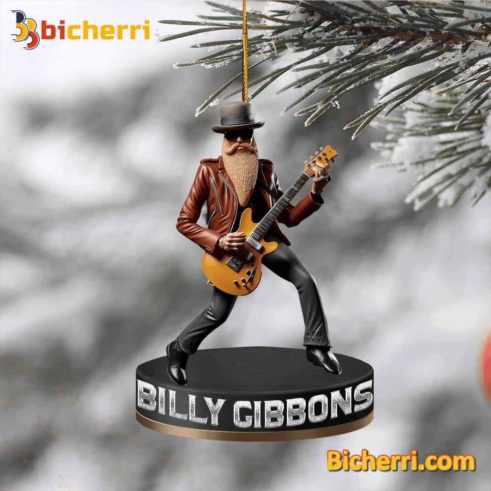 Billy Gibbons ZZ Top Ornament