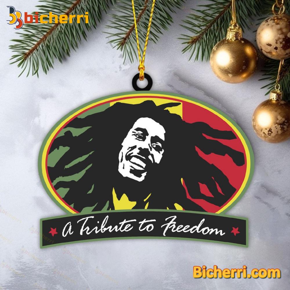 Bob Marley A Tribute To Freedom Ornament