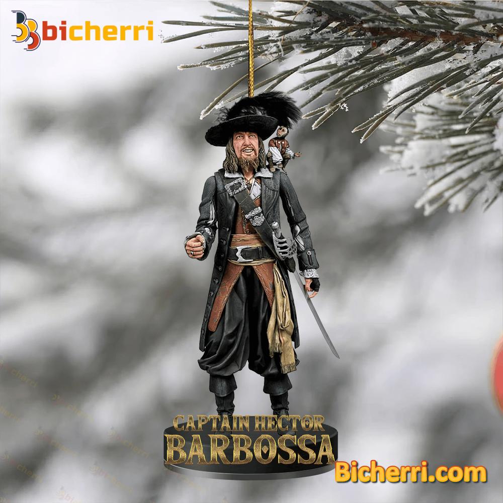 Captain Hector Barbossa Pirates Of The Caribbean Ornament