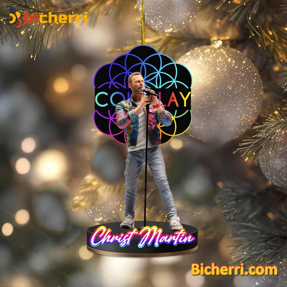 Chris Martin Coldplay Ornament