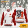 David Bowie Time May Change Me But I Can't Trace Time Personalized Baseball Jacket