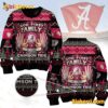 God First Family Second Alabama Crimson Tide Ugly Christmas Sweater