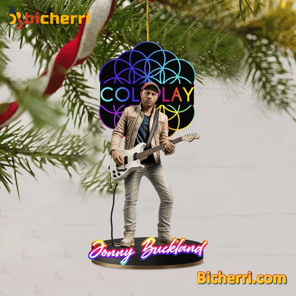 Jonny Buckland Coldplay Ornament