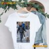 Justin Theroux Wanders The Streets Of New York With His Dog Kuma Shirt