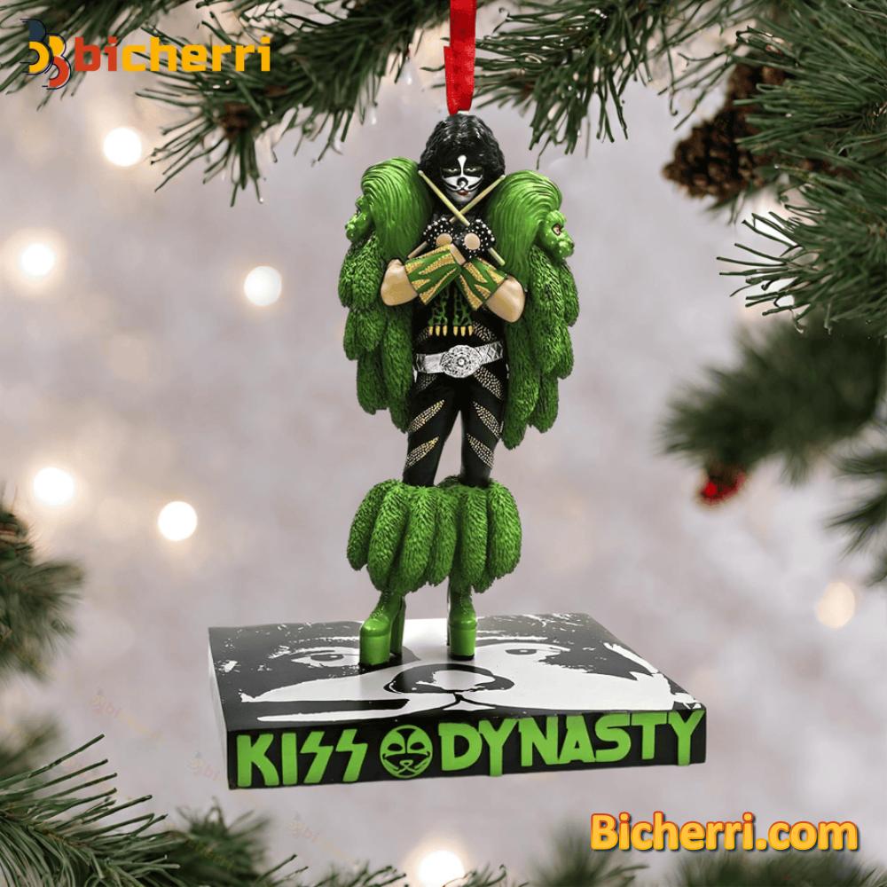 Kiss Dynasty Green Outfit Christmas Ornament