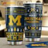 Michigan Wolverines Merry Christmas Personalized Tumbler