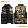 Pittsburgh Steelers Damn Right I Am Steelers Fan For Life Sleeveless Puffer Vest