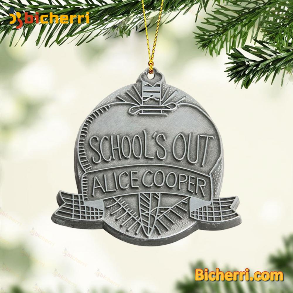 School's Out Alice Cooper Ornament