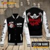 Skull Rose Motionless In White Personalized Baseball Jacket