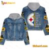 Steelers Strong Tenacious Energetic Eager Lethal Jean Jacket Hoodie