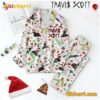 Travis Scott Christmas In Our Hearts Women's Pajamas Set